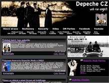 Tablet Screenshot of depeche.cz